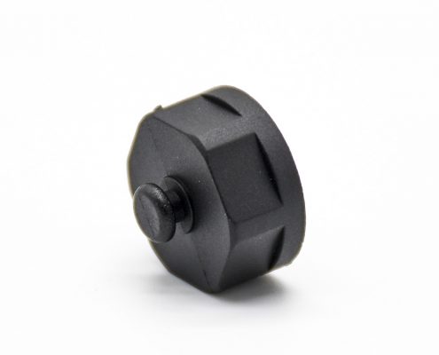 M12防塵帽塑料不帶鏈條用于公頭連接器