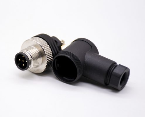 M12現(xiàn)場組裝插頭A編碼5芯公彎式不帶屏蔽塑料外殼PG7制造商