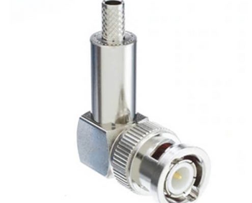 bnc視頻連接器訂制款公頭壓接同軸線