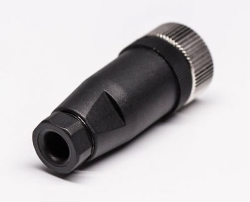 M12現(xiàn)場組裝插頭A編碼4芯母直式不帶屏蔽塑料外殼PG7廠家