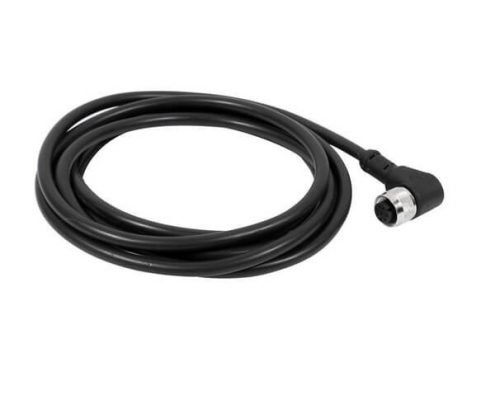 M12連接器8pin A型 母彎頭不帶屏蔽預(yù)鑄式帶線2M防水插頭2M AWG22