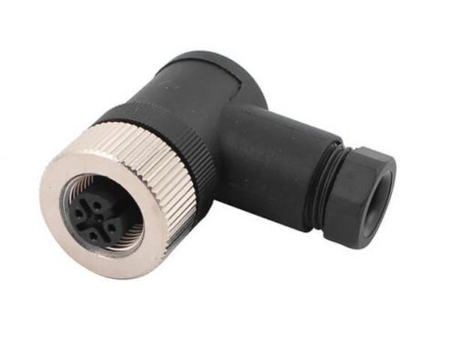 M12現(xiàn)場組裝插頭A編碼5芯母彎式不帶屏蔽塑料外殼PG7廠家