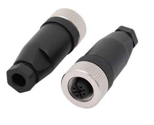 M12現(xiàn)場(chǎng)組裝插頭A編碼4芯母直式不帶屏蔽塑料外殼PG7廠商