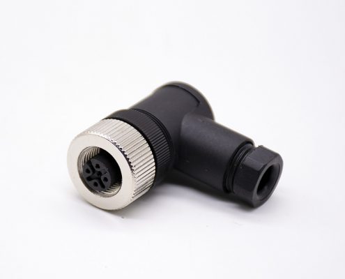 M12現(xiàn)場組裝插頭A編碼5芯母彎式不帶屏蔽塑料外殼PG7采購