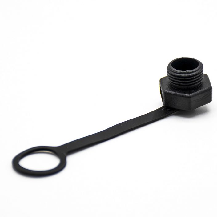 M12防塵帽塑料帶鏈條用于母頭連接器