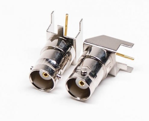 BNC母頭插座RF射頻連接器PCB板端插板