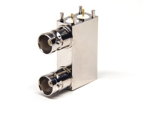 BNC母座封裝 PCB彎式插板50歐姆