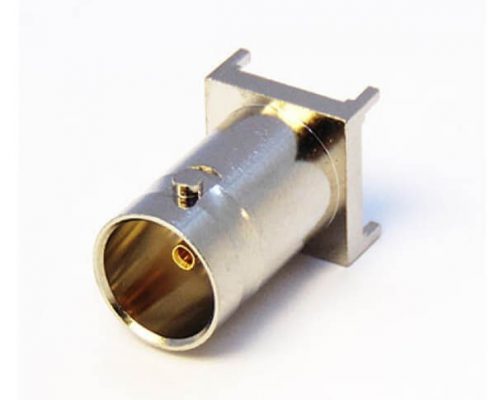 高清板端BNC接頭直式母頭插板75歐姆接PCB板