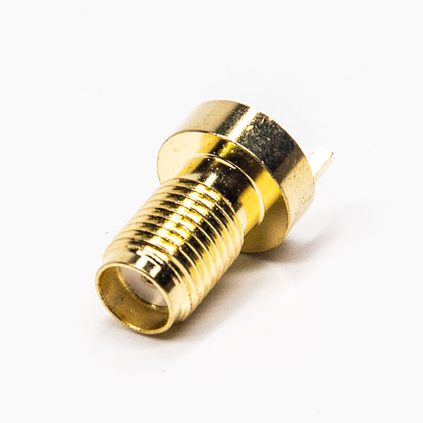 105 sma母頭直式插鍍金直式直式插板接PCB板