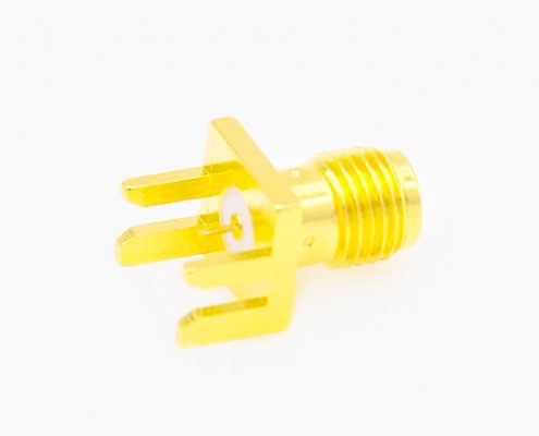 SMA PCB安裝卡板連接器母頭直式