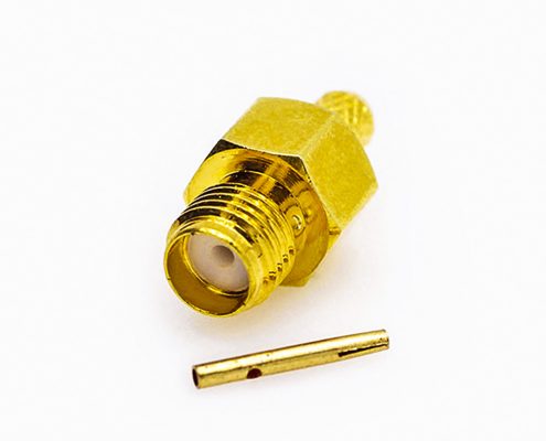 SYV-50-2-2 SMA壓接連接器直式母頭