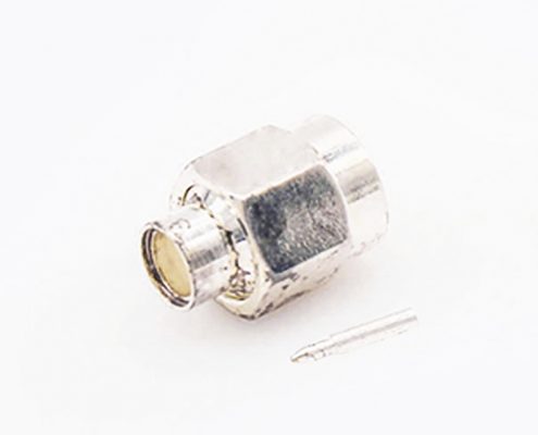 SMA連接器接線用于半剛性141公頭直式焊接類型