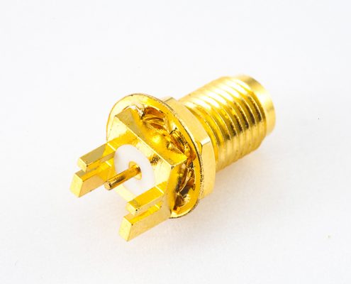 SMA卡板母頭直式面板安裝前鎖穿墻