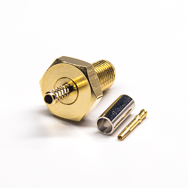 25-1 直式母頭sma接口直式直式帶防水圈壓接式接線