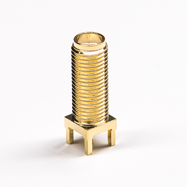 25-2 直式接頭sma母頭鍍金面板安裝插板式