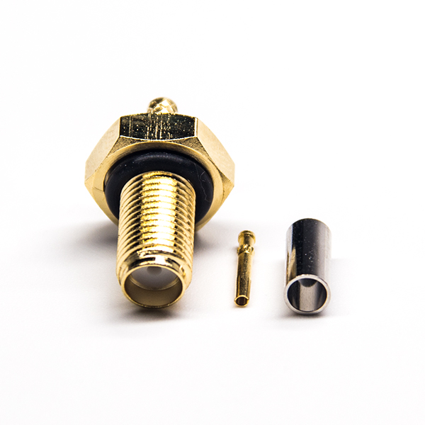 25-3 直式母頭sma接口直式直式帶防水圈壓接式接線