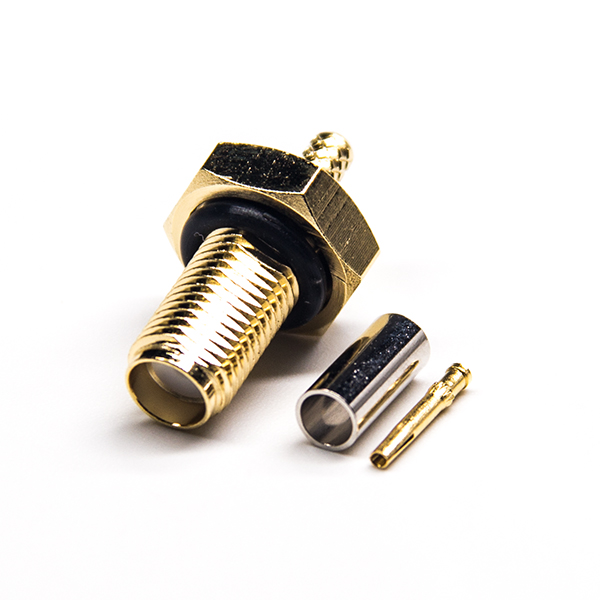 25 直式母頭sma接口直式直式帶防水圈壓接式接線