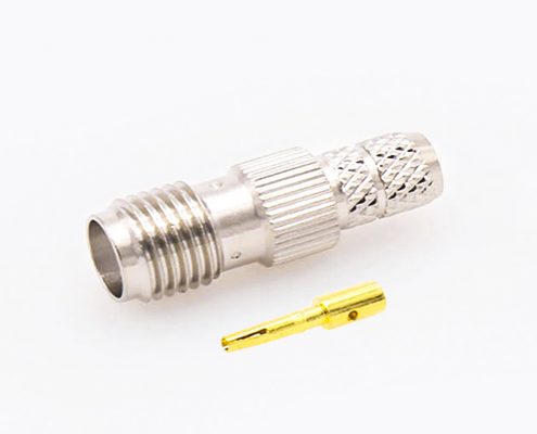 壓接SMA連接器母頭直式用于RG58 / RG142線纜