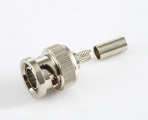 RG58/RG142接線BNC連接器公頭180度焊接