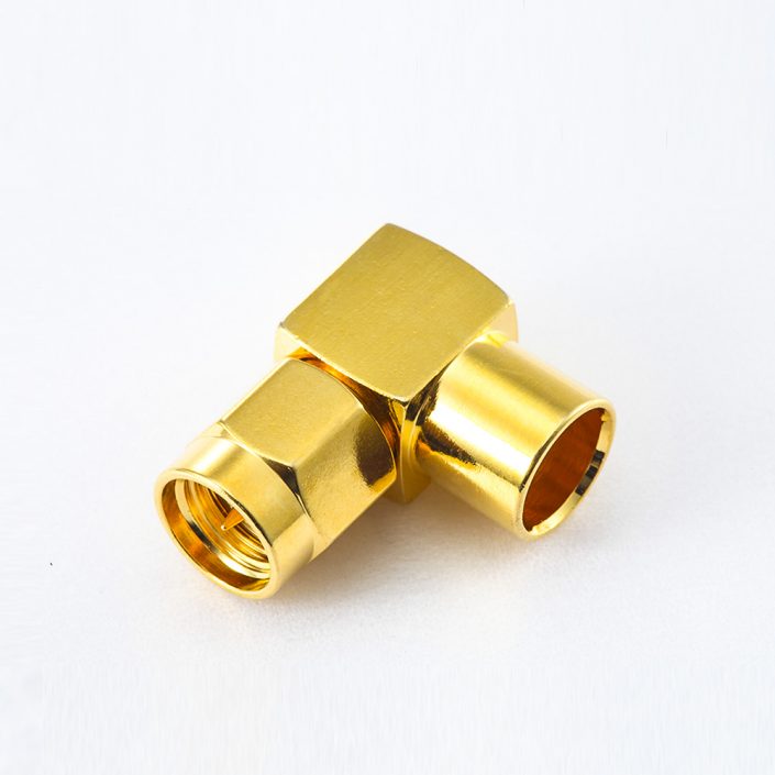 433(11) SMA連接器公頭彎式焊接用于半柔/半剛性-5