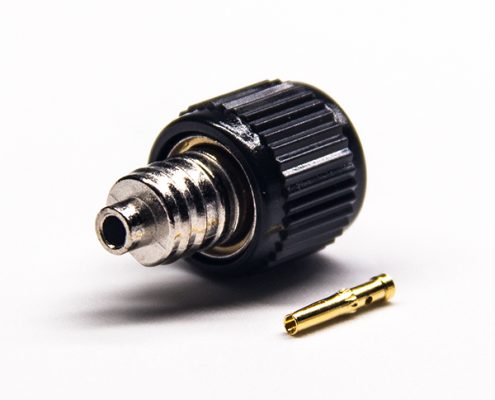 直式SMA連接器反極公頭直式焊接式接線