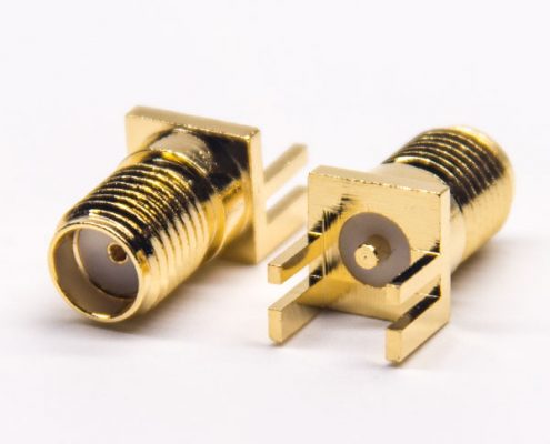 sma接頭pcb封裝母頭直式直式卡板PCB板安裝50歐姆