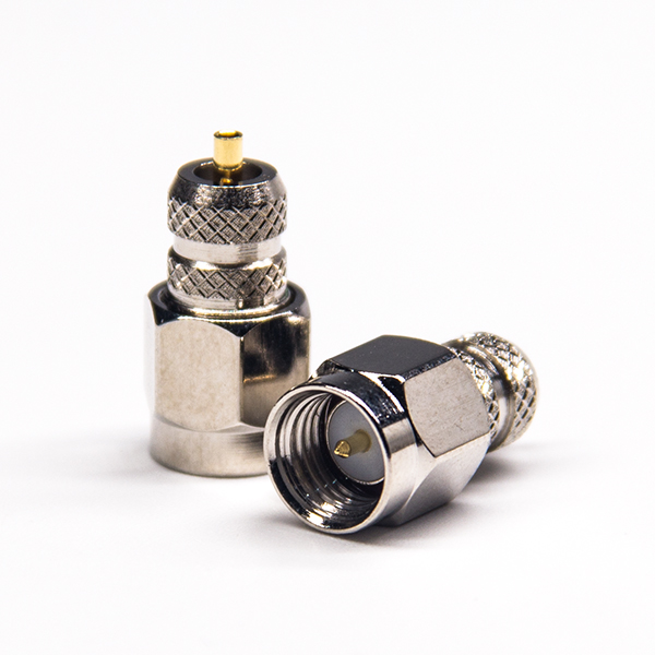 55-5 SMA公頭直式連接器焊接式接同軸線纜