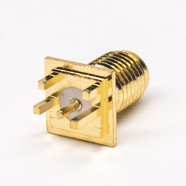 59-1 異型sma卡板sma接頭直式母頭腳長(zhǎng)短不一連接器