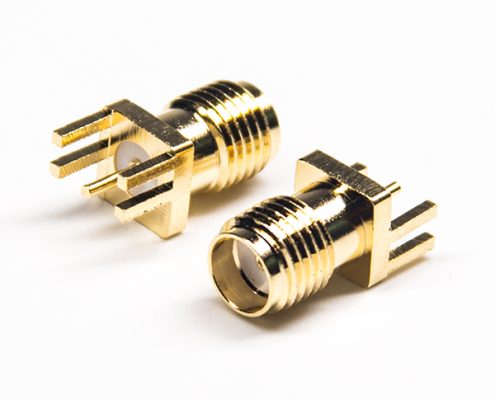 卡板式連接器sma母頭直式鍍金