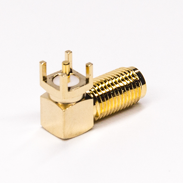 85-2 sma型連接器彎式彎式插PCB板鍍金