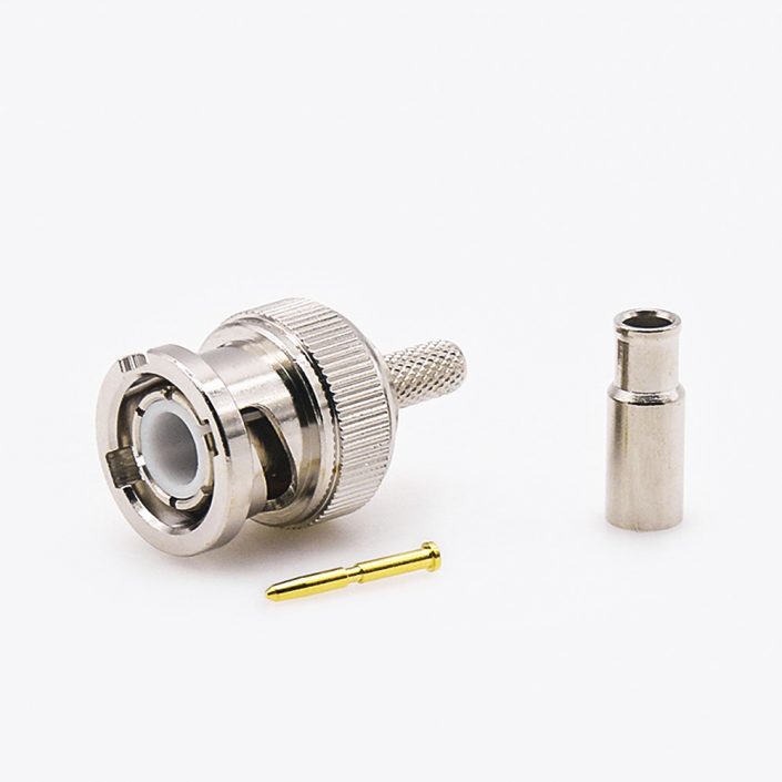 EB-001-0369 BNCRG316RG174/RG316的公頭直式連接器接線壓接