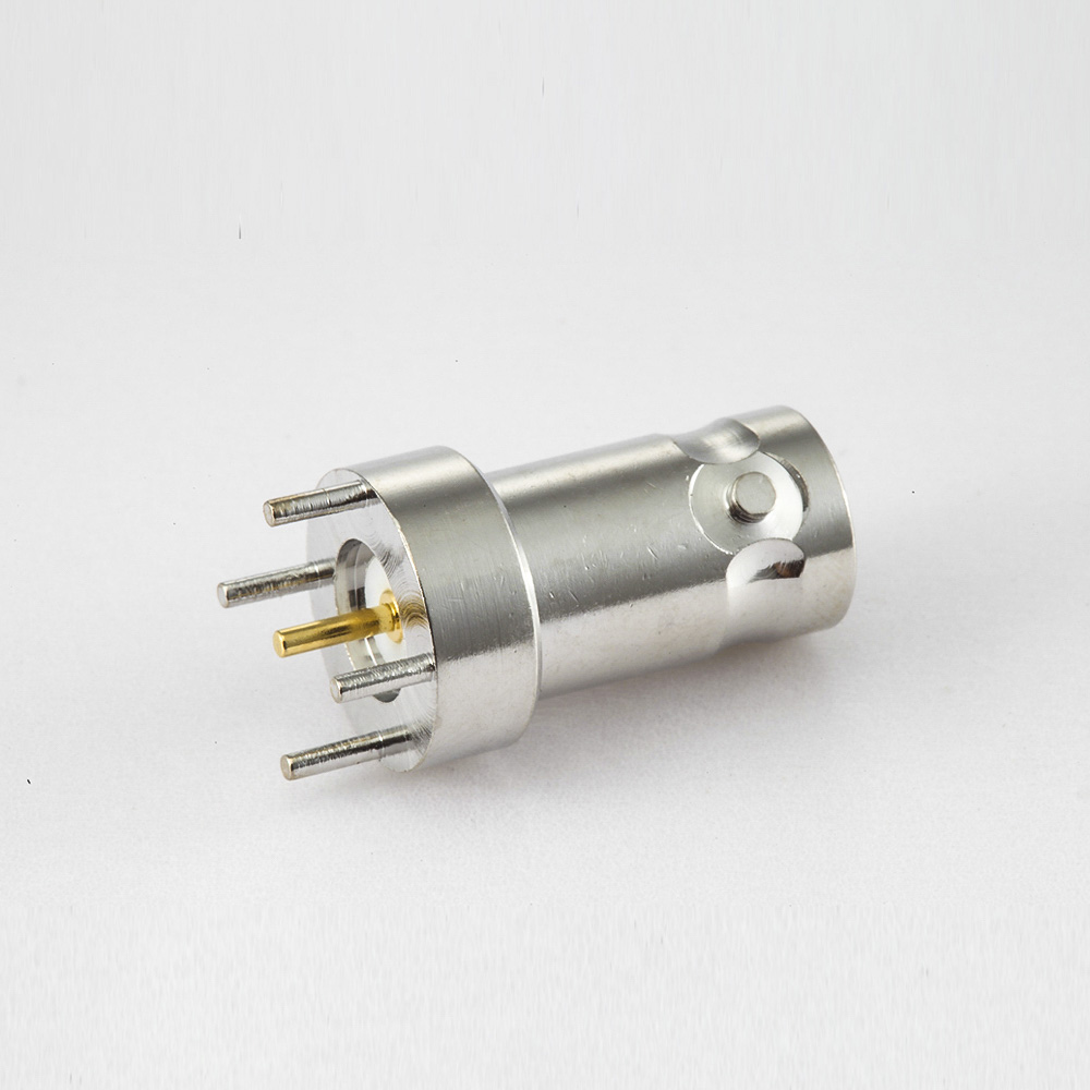 EB-001-0414 BNC連接器50Ω母頭直式式PCB安裝插孔