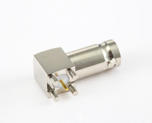 BNC母頭連接器用于PCB安裝彎式插孔75ohm