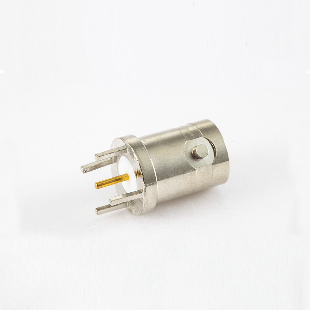 EB-001-0516 焊接型BNC母連接器用于PCB安裝直插孔75ohm