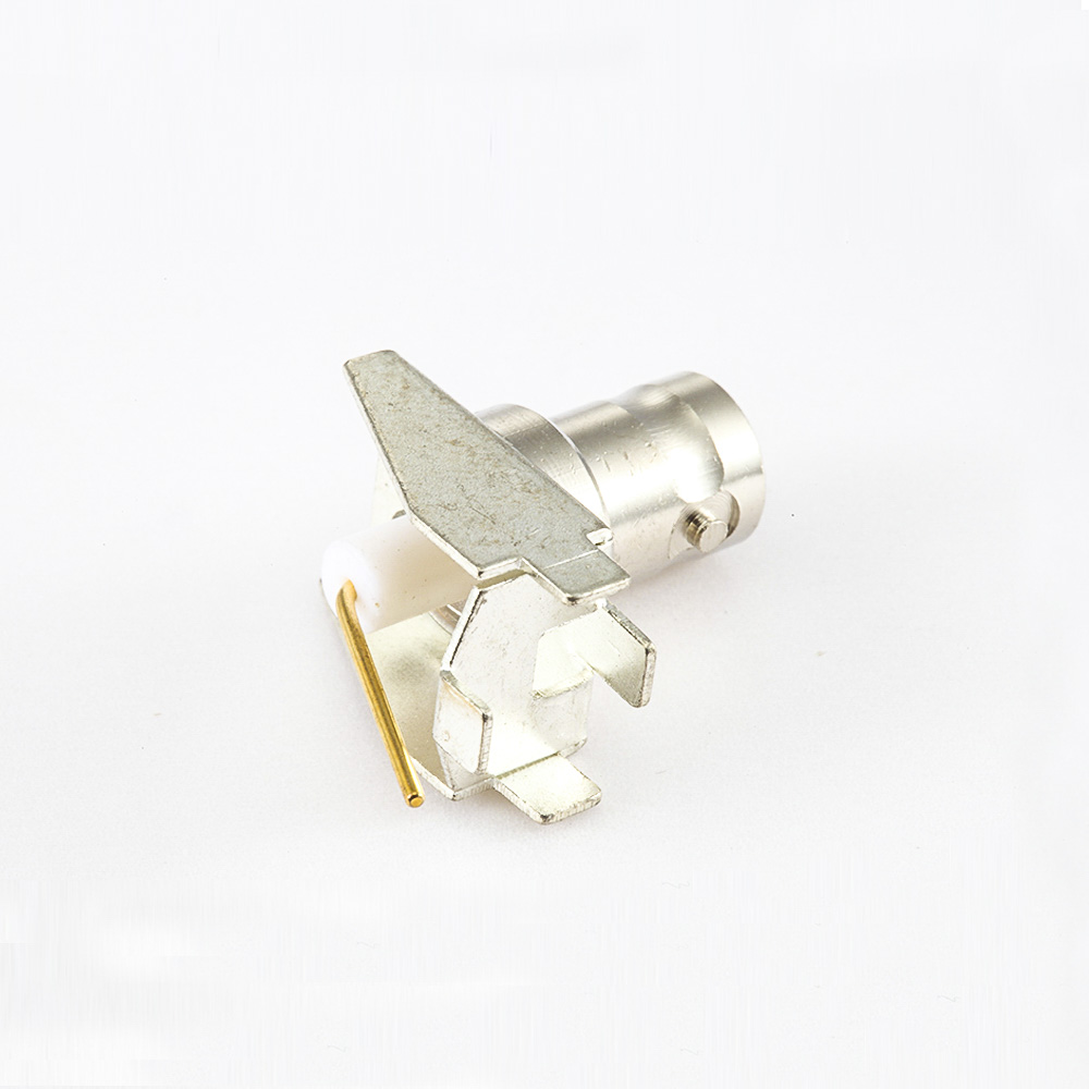 EB-001-0545 焊接類型BNC連接器PCB安裝母頭彎插50ohm