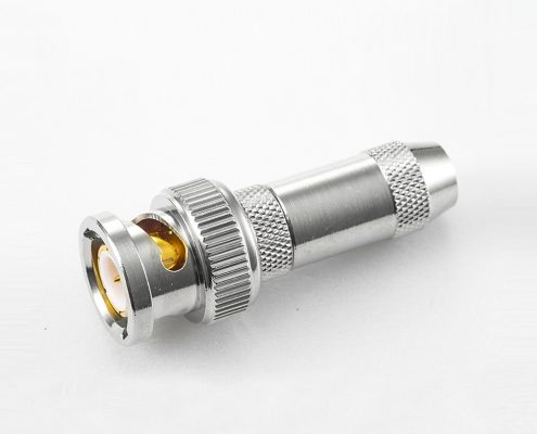 RG179/SYV75-1.5接線公頭的180度BNC連接器焊接