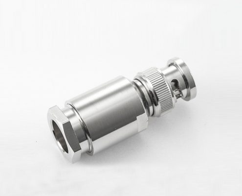 BNC連接器用于LMR400公頭直式接線螺母鎖緊用于LMR400/7D-FB