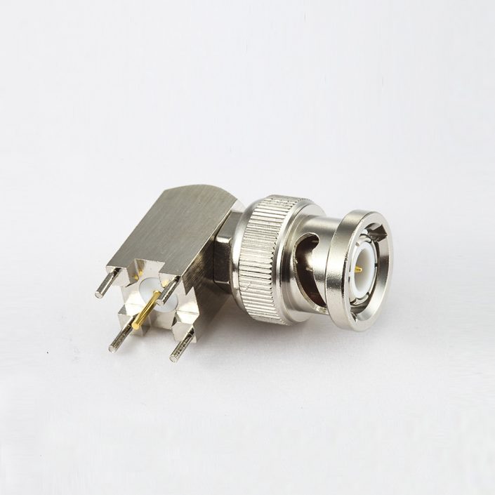 EB-001-0589 BNC公頭連接器彎式PCB安裝插孔