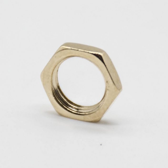 銅螺母SMA金屬鍍金六角螺母