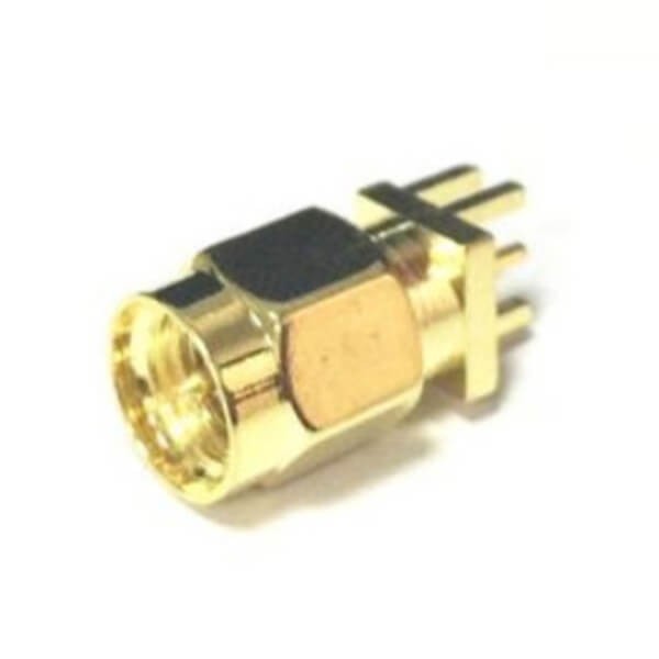 sma-connector-edge-mount-plug-straight-through-hole-for-pcb(1) SMA插板鏈接器公頭鍍金