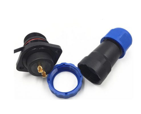 大電流防水插頭15A SP21 7芯IP67防水連接器