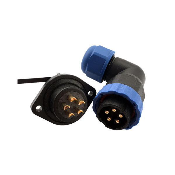 SP21塑料連接器 9芯法蘭座子