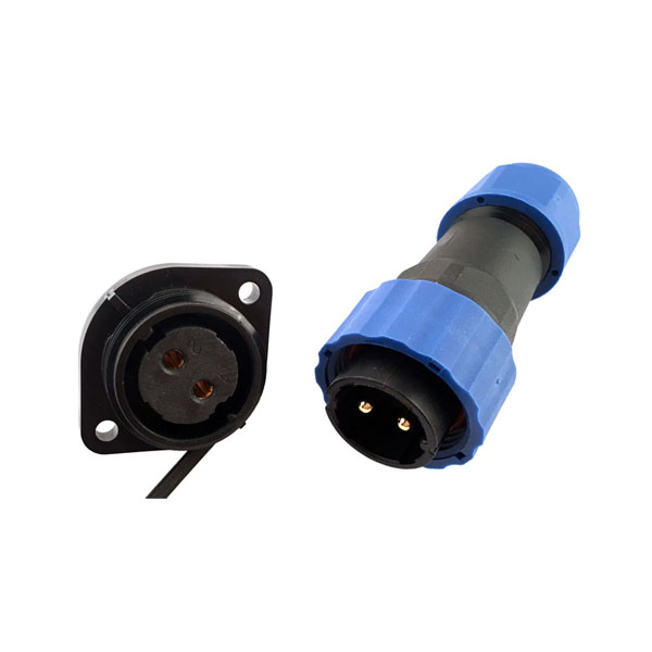 SP21防水連接器 3芯法蘭座子