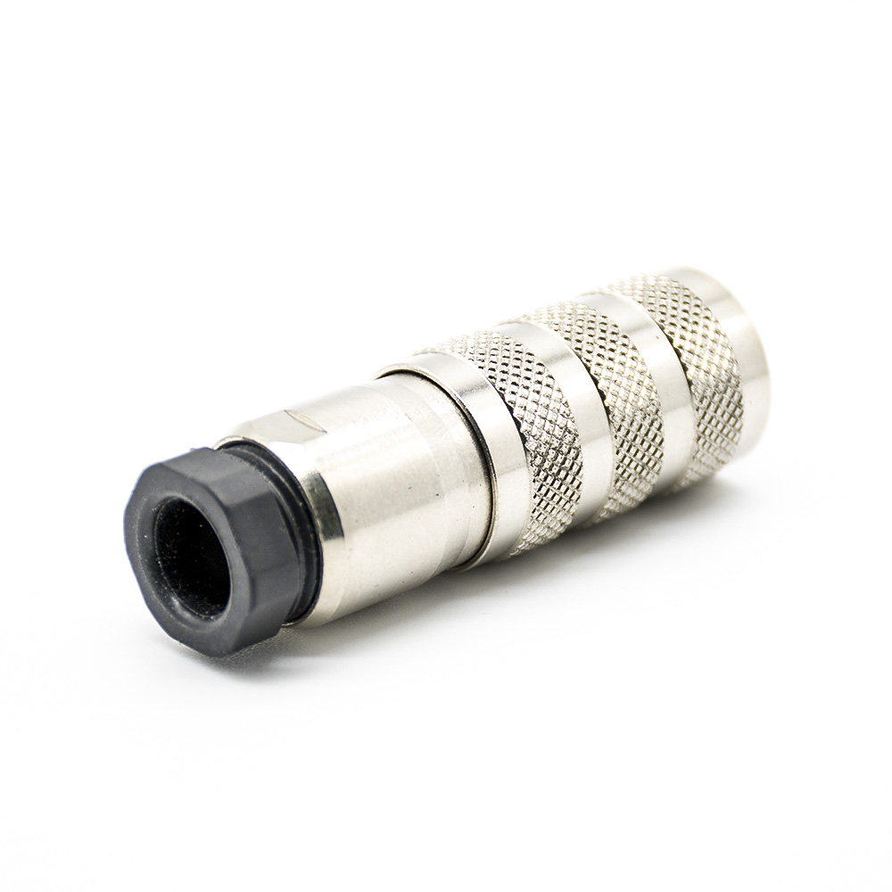 15 (2) M16圓形連接器6芯母頭直式焊線連接器