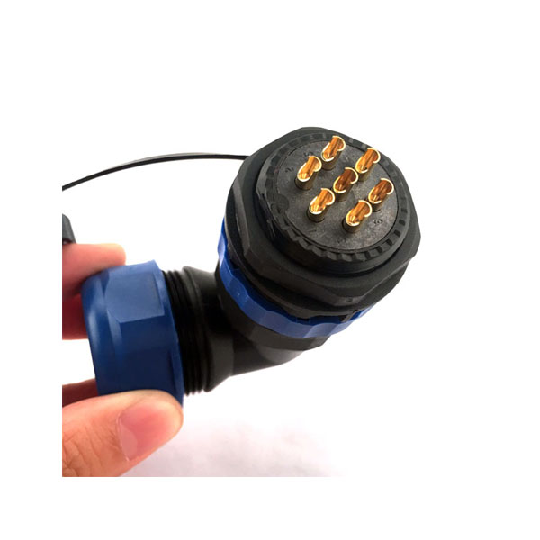 戶外照明防水連接器插頭航空插座SP29 19芯