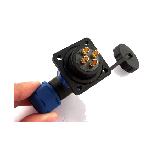 SP2110 9芯 航空插頭 開(kāi)孔21mm插座 90度插頭