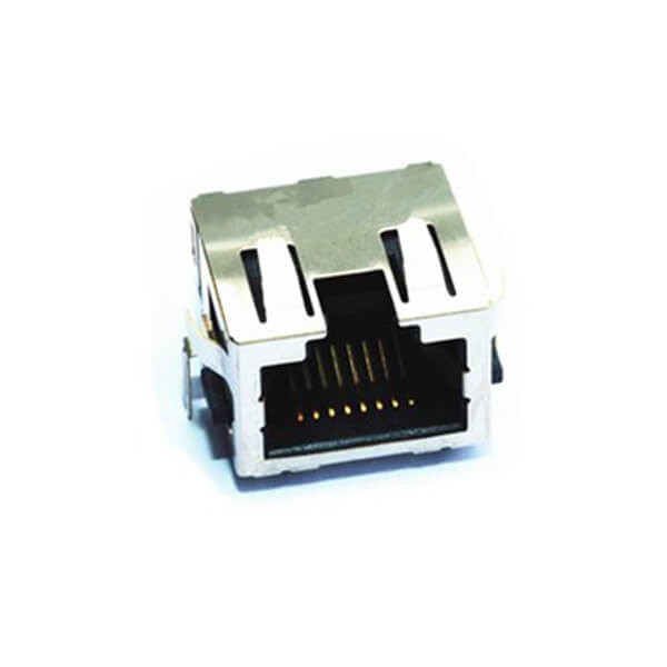 2XEB-500-7063_1 立式RJ45單口連接器母頭PCB板插板式2pcs