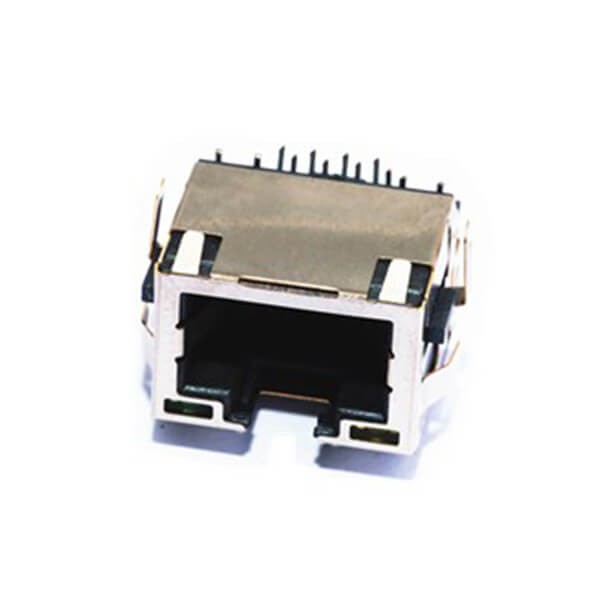 2XEB-500-7064_1 RJ45座子連接器母頭卡板插板帶燈2pcs