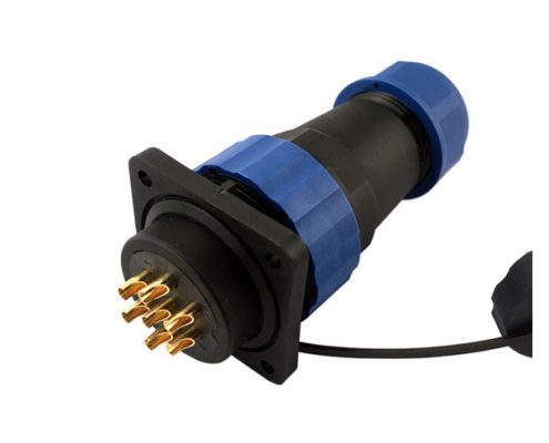 路燈連接器 SP29 圓形插頭插座9芯防水