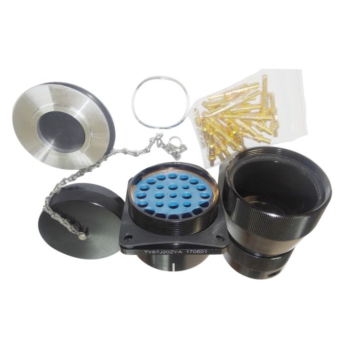 67-1 圓形電連接器TY系列57殼體20芯公插座軌道交通牽引機(jī)車連接器